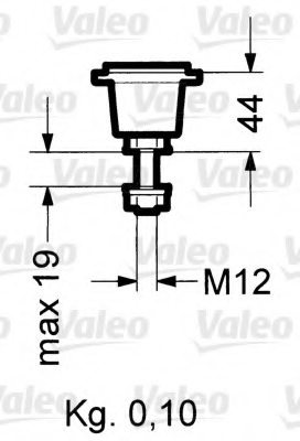 VALEO 040028 Holder, rotating beacon